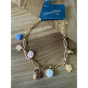 NWT Universal Thread Mixed Charm & Chain Statement Necklace